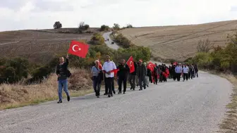 Sırpsındığı Zaferi Edirne'de dev Türk bayraklarıyla anıldı