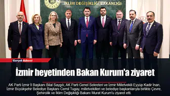 İzmir'in sorunları Bakan Kurum ile masaya yatırıldı
