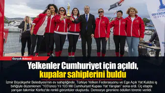 Yelkenler Cumhuriyet için açıldı, kupalar sahiplerini buldu