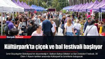 Kültürpark’ta çiçek ve bal festivali başlıyor