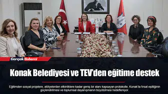 Konak Belediyesi ve TEV’den eğitime destek