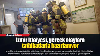 İzmir İtfaiyesi, gerçek olaylara tatbikatlarla hazırlanıyor