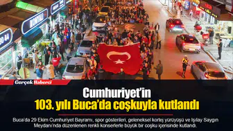 Cumhuriyet’in 103. yılı Buca’da coşkuyla kutlandı