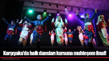 Karşıyaka'da halk dansları kursuna muhteşem final!