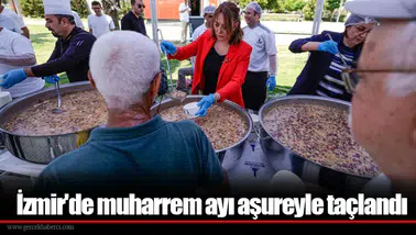 İzmir'de muharrem ayı aşureyle taçlandı