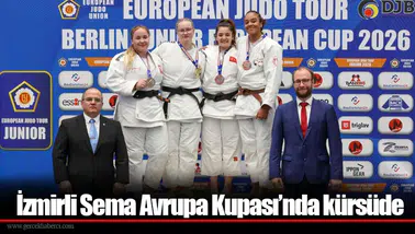 İzmirli Sema Avrupa Kupası’nda kürsüde