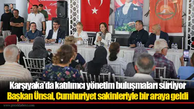 Karşıyaka'da katılımcı yönetim buluşmaları sürüyor