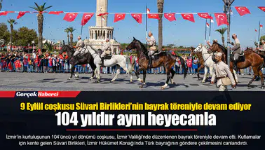 9 Eylül coşkusu Süvari Birlikleri’nin bayrak töreniyle devam ediyor