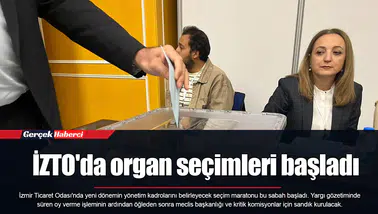 İZTO'da organ seçimleri başladı