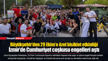 Büyükşehir’den 29 Ekim’e özel bisiklet etkinliği... İzmir’de Cumhuriyet coşkusu engelleri aştı