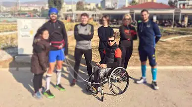 Yürüme Engeline Rağmen İzmir'den Ankara'ya Pedallayacak