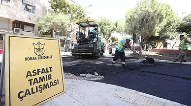 Konak’ın Sokaklarına 40 Bin Ton Asfalt