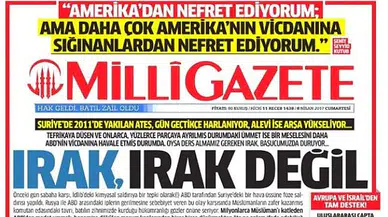 Milli Gazete'den AK Parti'ye 'ABD' tepkisi!