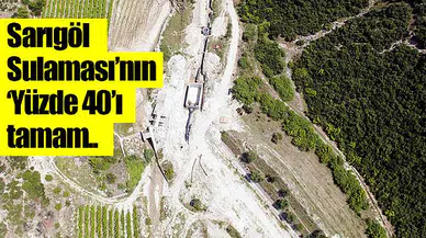 Sarıgöl Sulaması’nın “Yüzde 40’ı tamam..