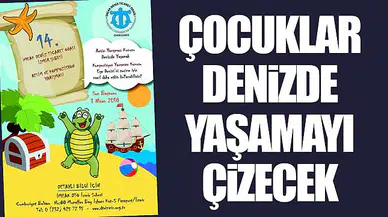 ÇOCUKLAR DENİZDE YAŞAMAYI ÇİZECEK