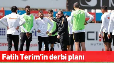Fatih Terim'in derbi planı