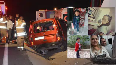 Kamyonet, tur otobüsüne çarptı: 3'ü çocuk 5 ölü!