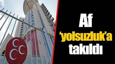 Af ‘yolsuzluk’a takıldı