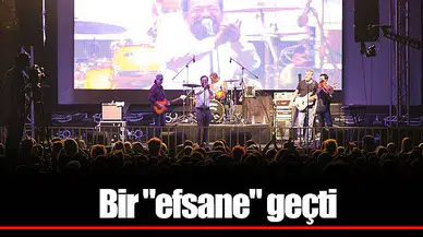 Bir "efsane" geçti