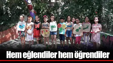 Hem eğlendiler hem öğrendiler