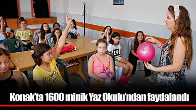 Konak’ta 1600 minik Yaz Okulu’ndan faydalandı