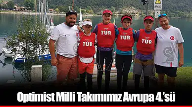 Optimist Milli Takımımız Avrupa 4.’sü