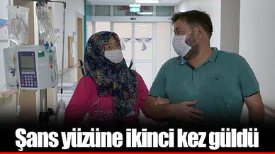 Şans yüzüne ikinci kez güldü
