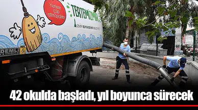 42 okulda başladı, yıl boyunca sürecek