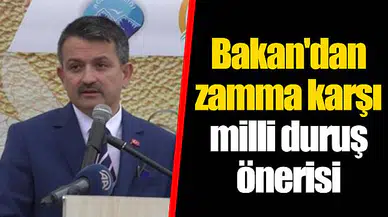 Bakan'dan zamma karşı milli duruş önerisi