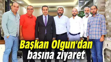 Başkan Olgun'dan basına ziyaret
