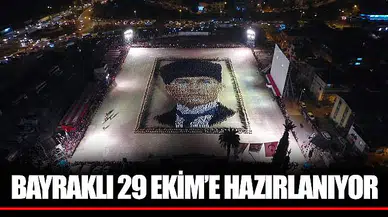 BAYRAKLI 29 EKİM'E HAZIRLANIYOR