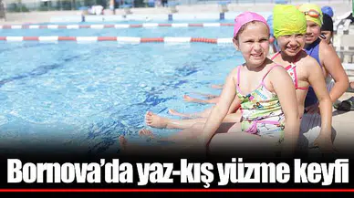 Bornova’da yaz-kış yüzme keyfi