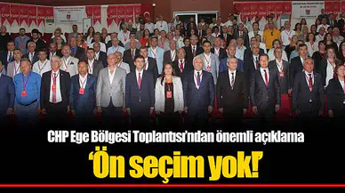 'Ön seçim yok!'