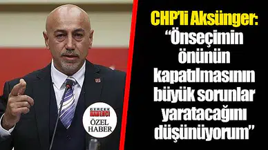 “Önseçimin önünün kapatılmasının büyük sorunlar yaratacağını düşünüyorum”