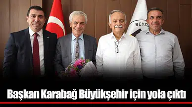 Başkan Karabağ Büyükşehir için yola çıktı