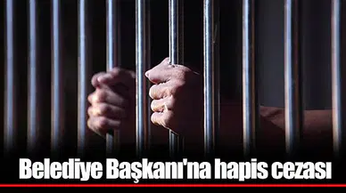 Belediye Başkanı'na hapis cezası