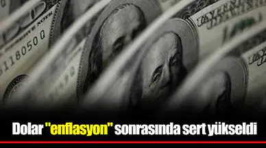 Dolar "enflasyon" sonrasında sert yükseldi
