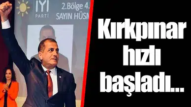 Kırkpınar hızlı başladı…