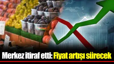 Merkez itiraf etti: Fiyat artışı sürecek