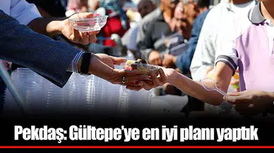 Pekdaş: Gültepe’ye en iyi planı yaptık