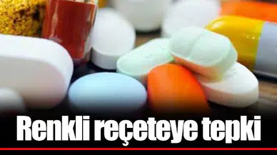 Renkli reçeteye tepki