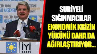 SURİYELİ SIĞINMACILAR EKONOMİK KRİZİN YÜKÜNÜ DAHA DA AĞIRLAŞTIRIYOR…