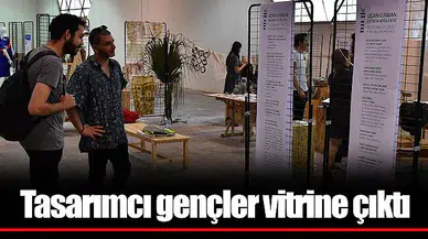 Tasarımcı gençler vitrine çıktı