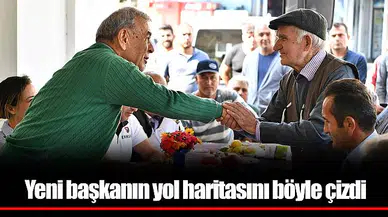 Yeni başkanın yol haritasını böyle çizdi