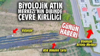 Biyolojik Atık Merkezi'nin dibinde çevre kirliliği