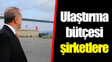 Ulaştırma bütçesi şirketlere