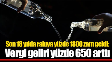 Son 18 yılda rakıya yüzde 1800 zam geldi: Vergi geliri yüzde 650 arttı