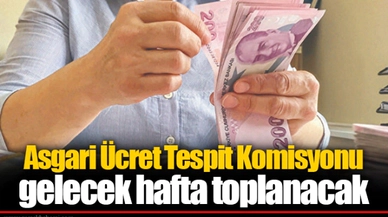 Asgari Ücret Tespit Komisyonu gelecek hafta toplanacak