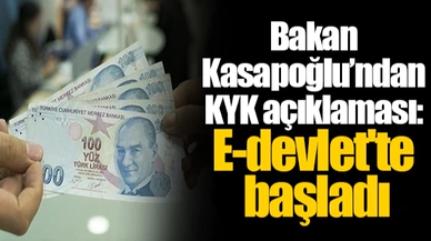 Bakan Kasapoğlu'ndan KYK açıklaması: E-devlet'te başladı