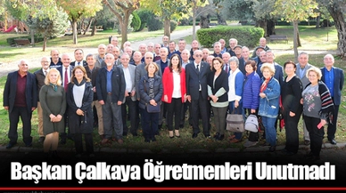 Başkan Çalkaya Öğretmenleri Unutmadı
